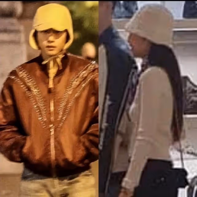 Jennie和金泰亨,法國巴黎牽手逛街,網友:光明正大的公開了?