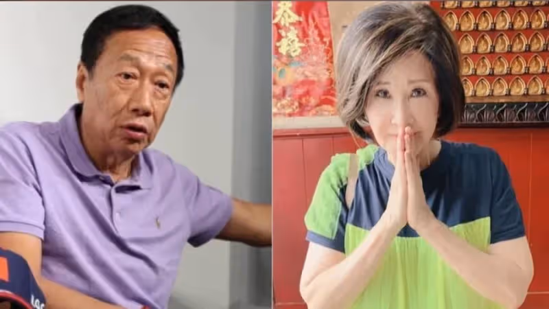 替郭台銘下跪了！女星放話「跪7天7夜」爆哭：不惜一切挺郭董