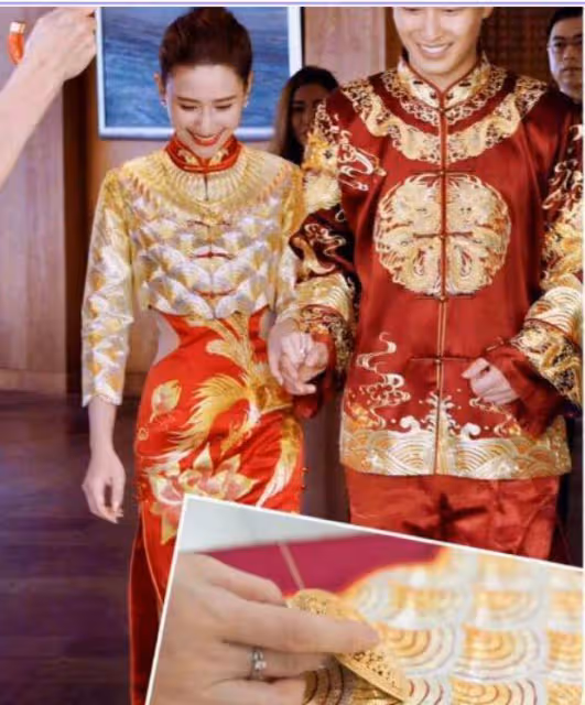 何超蓮婚後出席活動,身材消瘦小腹平平,穿高跟鞋破除懷孕傳聞
