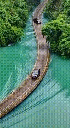 悲痛!恩施網紅浮橋車輛落水,5人被淹死,獲救大媽岸邊嚎啕大哭