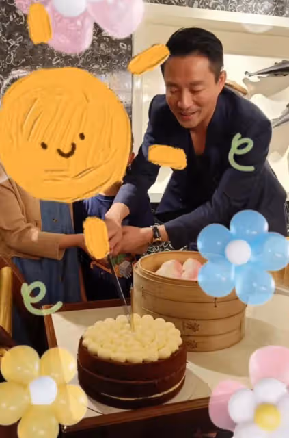 汪小菲陪兒子慶祝生日,大S和徐媽缺席,感覺小菲喝高興了