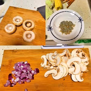 超驚艷奶油蘑菇湯(牛奶版本)