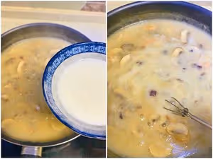 超驚艷奶油蘑菇湯(牛奶版本)