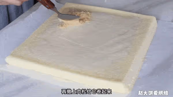 教你做經典的肉鬆香蔥蛋糕卷,飽滿不塌餡不回縮,非常漂亮~