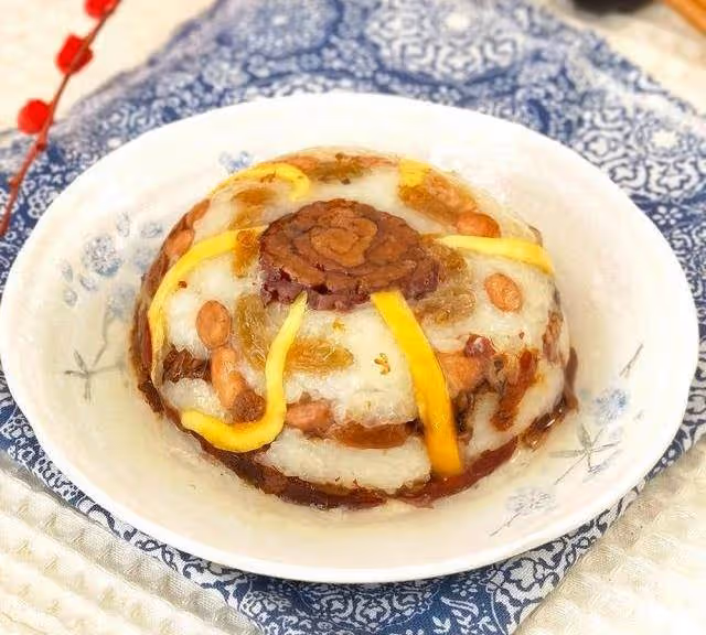 豆沙八寶飯,年夜飯餐桌上的必備甜品~