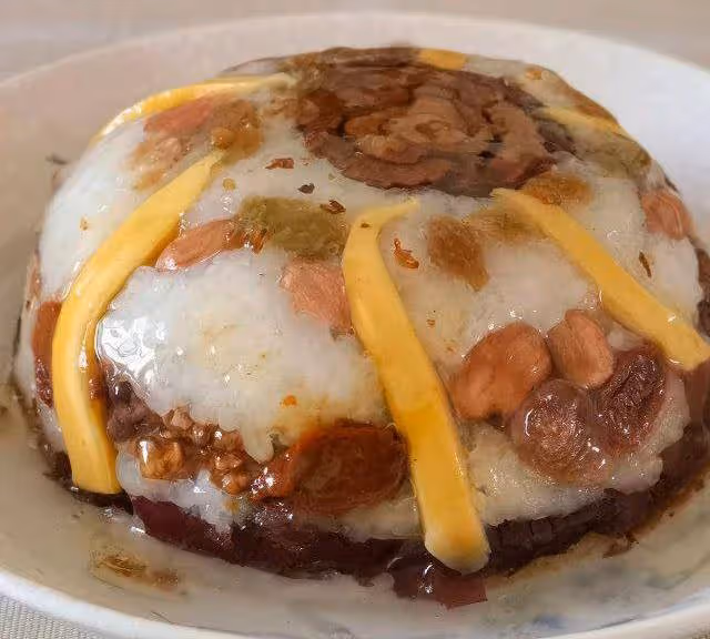 豆沙八寶飯,年夜飯餐桌上的必備甜品~