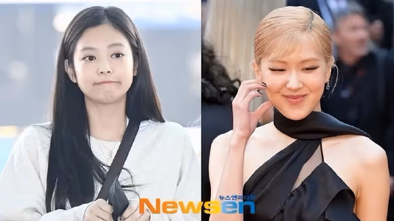 在法國火爆的BLACKPINK，Jennie金泰亨巴黎約會，Rosé坎城走紅毯