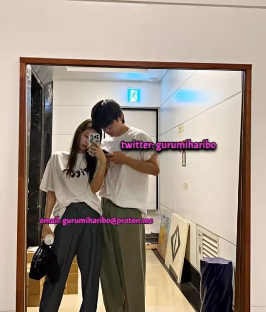 5度被爆緋聞沒承認,V&Jennie巴黎窗台接吻影片公開?高調手牽手