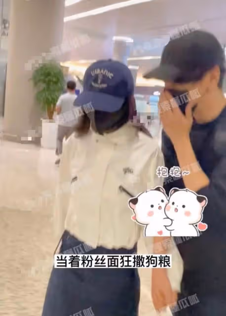 高圓圓趙又廷頻秀恩愛!兩手緊握親密說悄悄話,破開放式婚姻傳聞