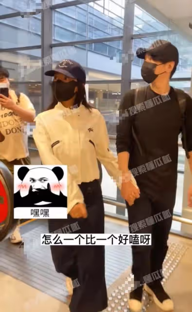 高圓圓趙又廷頻秀恩愛!兩手緊握親密說悄悄話,破開放式婚姻傳聞