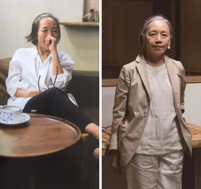 這位69歲日本奶奶真優雅！穿搭簡約不複雜，一頭白髮依舊隨性舒心