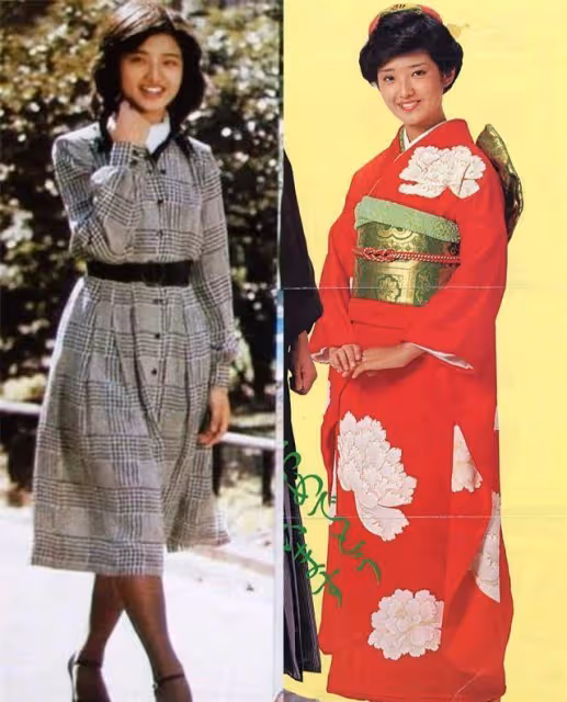 山口百惠30年前的穿搭,才是甜妹的「正確打開方式」!青春又洋氣