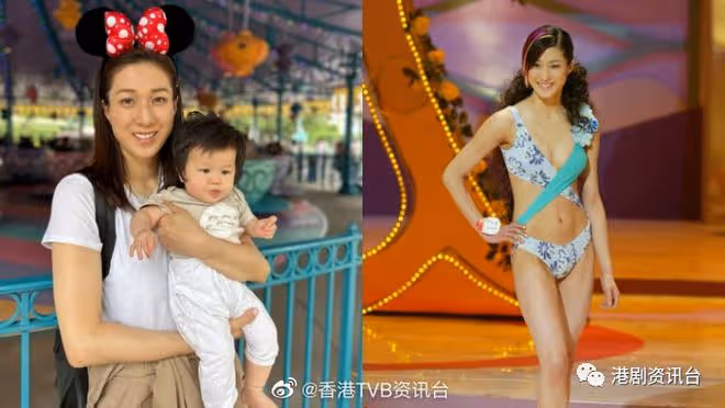 鍾嘉欣泳裝輕露事業線!大女愈大愈似樣獲封「迷你版嘉欣」