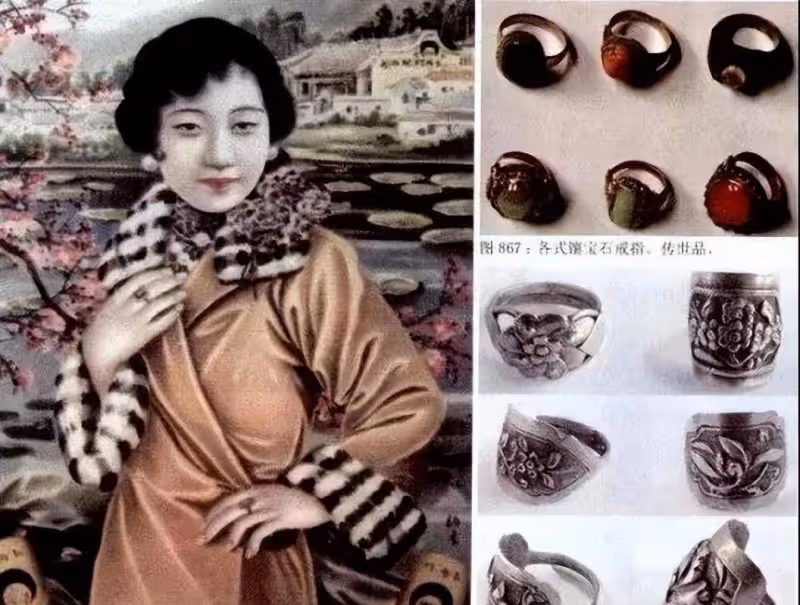 民國時期，貴婦佩戴著打破傳統的首飾，展現出熠熠生輝的珠寶歷史