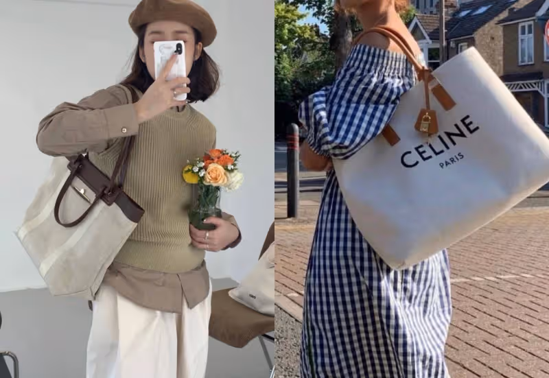 懂搭配的女人，都在用「帆布包」配衣服，舒服自在穿起來更時髦