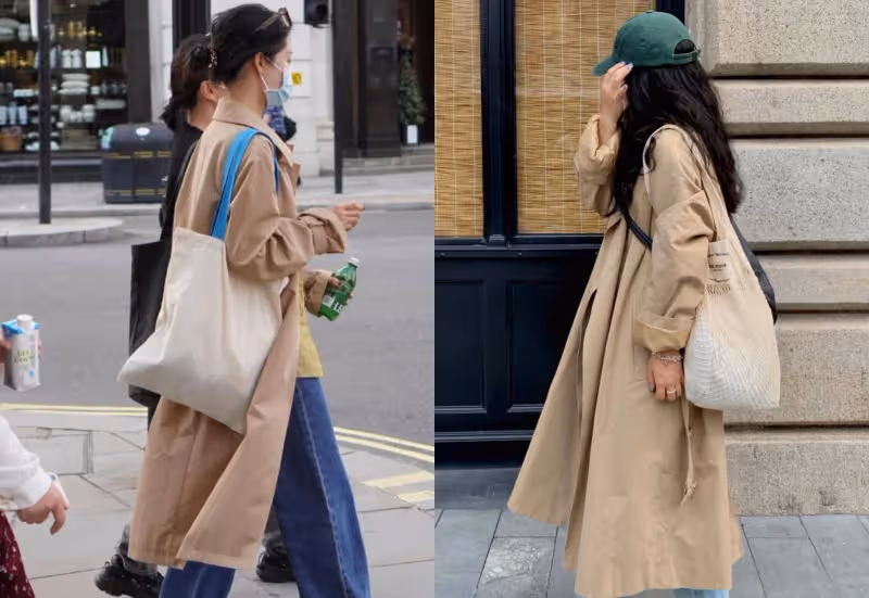 懂搭配的女人，都在用「帆布包」配衣服，舒服自在穿起來更時髦
