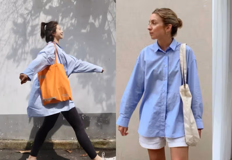 懂搭配的女人，都在用「帆布包」配衣服，舒服自在穿起來更時髦