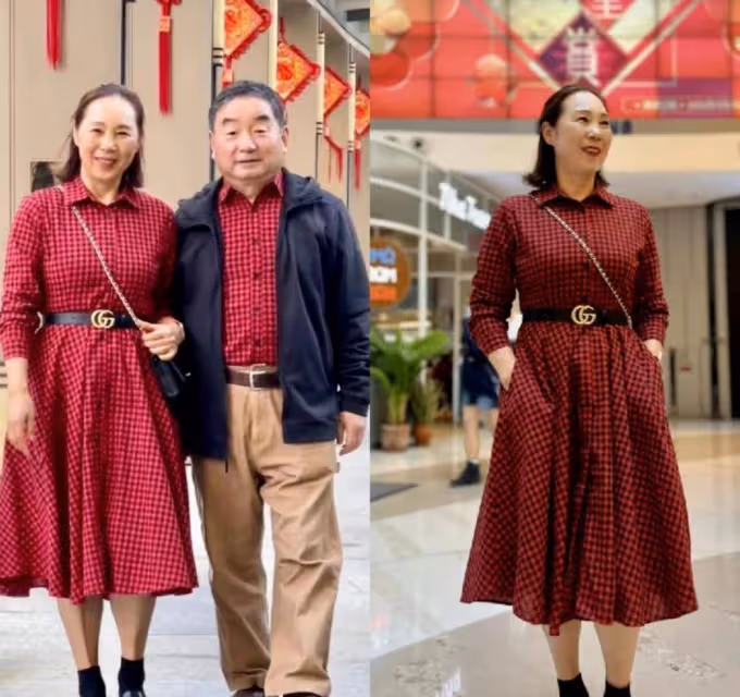 這才是中年媽媽們最美的開春打扮:裙裝過膝,長而不拖,優雅浪漫