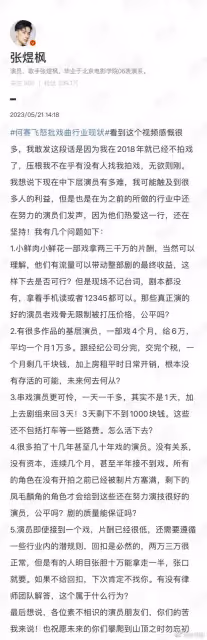 知名編劇及演員力挺何賽飛，基層演員生存都難，日薪208萬極少數