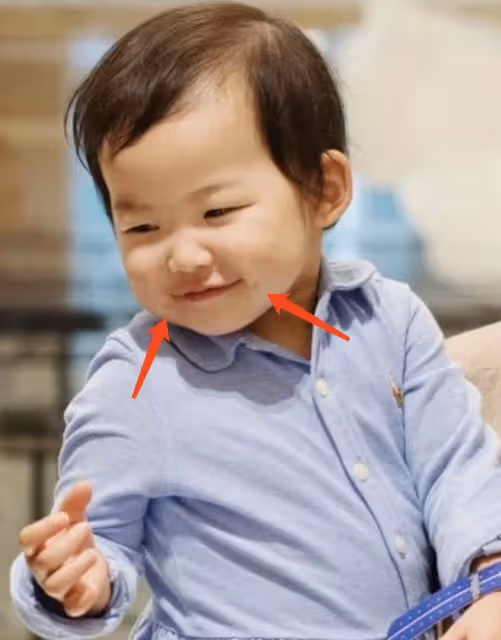 朱珠錄浪姐老公帶娃上班,1歲女兒和老外互動,笑容治癒神似媽媽