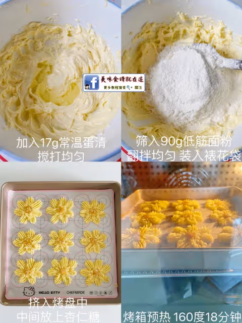 🌻向日葵曲奇,無需模具 每一朵都獨一無二🌻