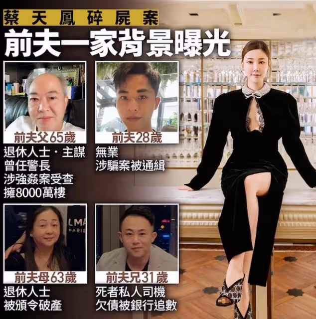 蔡天鳳案大反轉:碎屍現場發現前婆婆DNA,30件兇器全部送檢