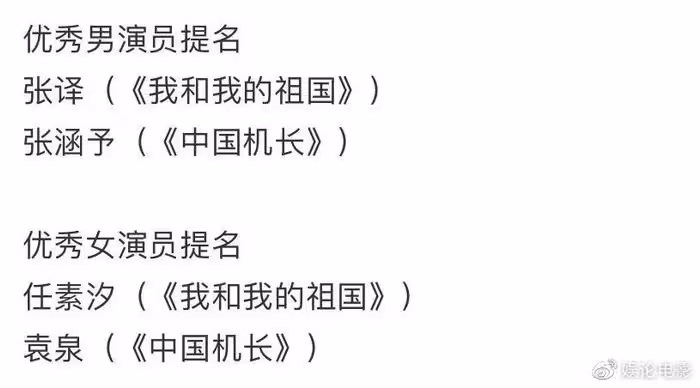 華表獎優秀男女演員提名出爐,朱一龍周冬雨等沒能提名,讓人不解