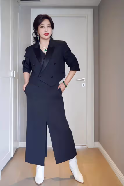 71歲劉曉慶曬華表獎造型,戴幾百萬翡翠宛若少女,好讓人羨慕