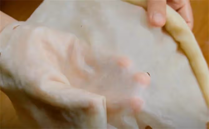 8塊錢1張的綢帶單餅教你在家做,少油少鹽又健康,卷菜吃不夠