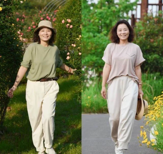 四五十歲女人穿T恤，請記住「3穿3不穿」，時髦顯瘦又減齡，好看