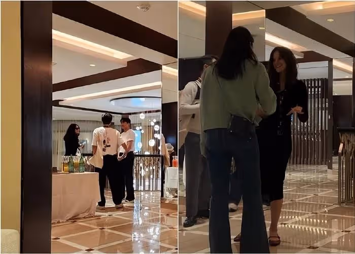 宋仲基與懷孕9個月妻子,亮相坎城電影節,他抽空照顧盡顯恩愛