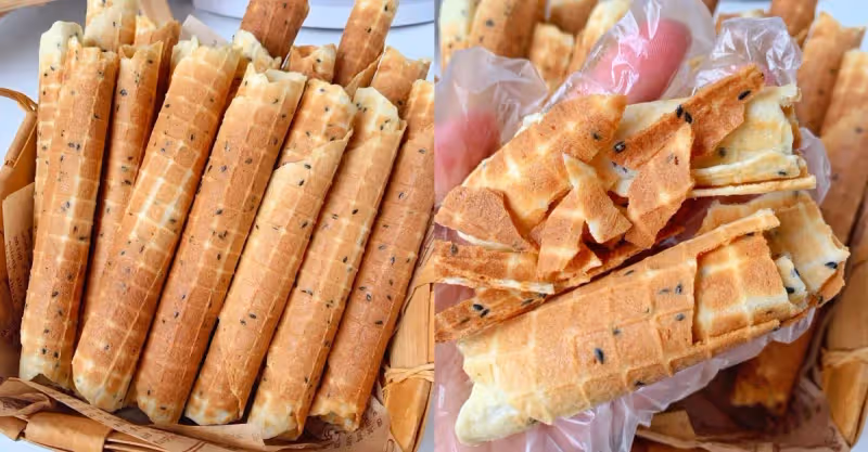 香酥芝麻蛋卷，鎖死這個配方㊙️！