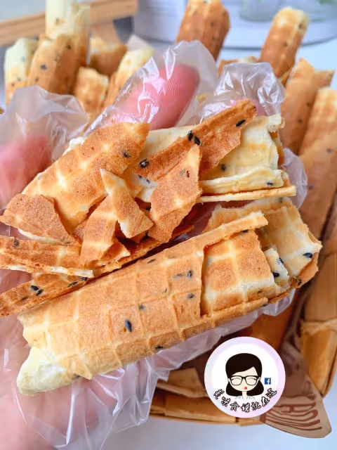 香酥芝麻蛋卷,鎖死這個配方㊙️!