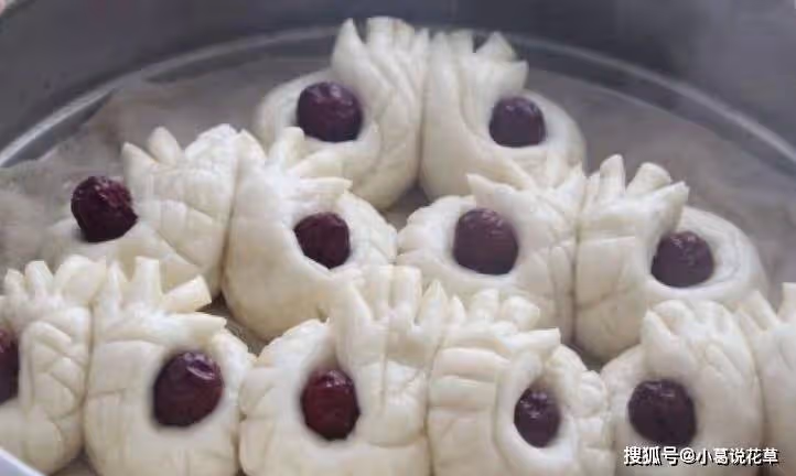 教你做3種傳統的花饃,寓意:蒸蒸日上,做法簡單,25分鐘出鍋~