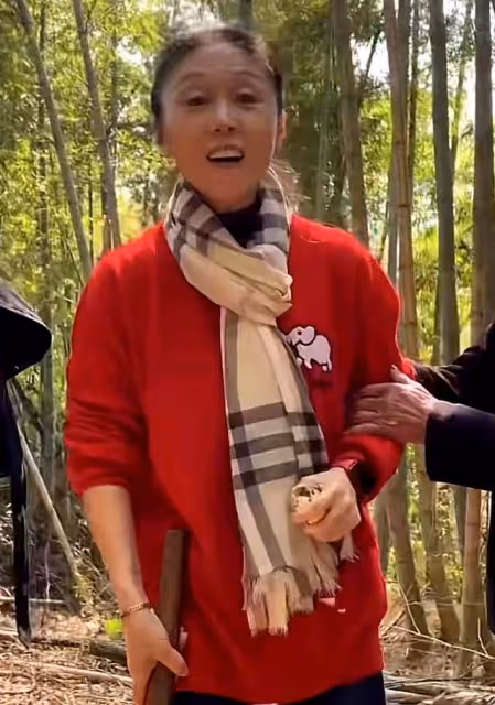 吳瓊曬農村生活照，素顏蒼老儼然農家奶奶，但氣質比普通老人都好