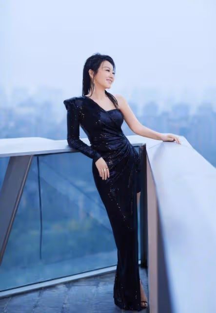 51歲的閆妮越來越大了!穿一身黑帶女兒走紅毯,比你女兒還時髦