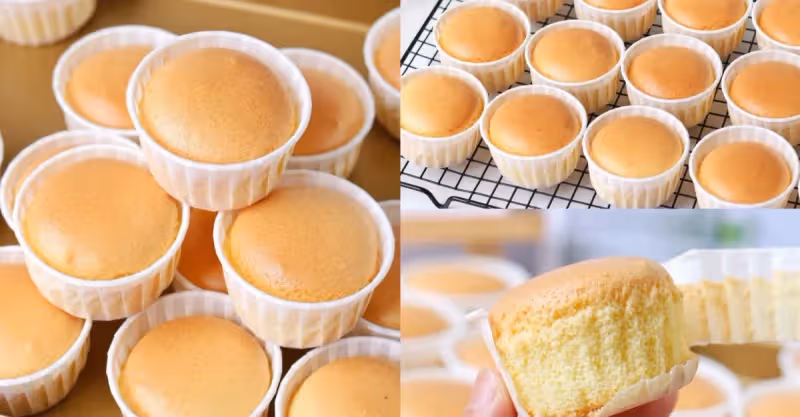 不開裂！不回縮！一次成功的紙杯蛋糕🧁