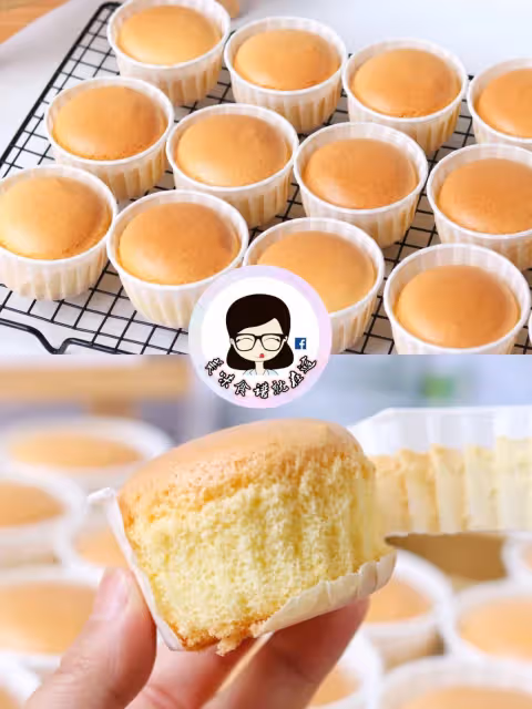 不開裂!不回縮!一次成功的紙杯蛋糕🧁