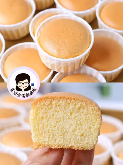 不開裂!不回縮!一次成功的紙杯蛋糕🧁