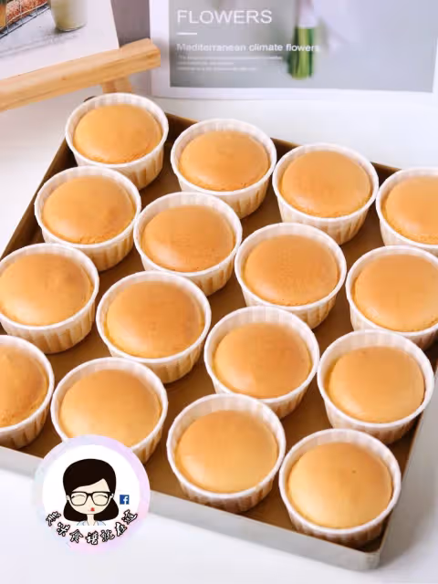 不開裂!不回縮!一次成功的紙杯蛋糕🧁