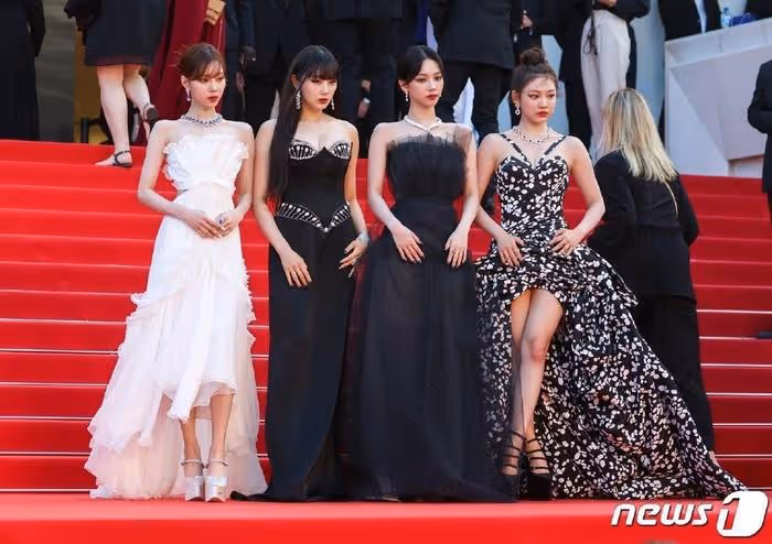 韓國女團走上坎城紅毯,她戴16億韓元項鍊,網友:一套公寓的價格