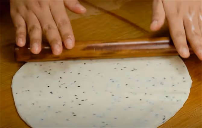 最快速春餅做法,柔軟筋道,一次能做15張,涼了也不會發硬