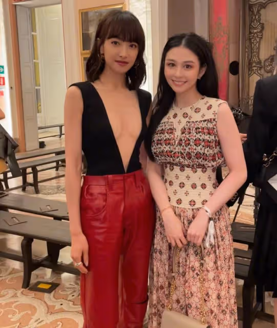 LV秀場生圖曝光,谷愛凌氣場足,宋茜著裝大膽,木村光希油頭滿面