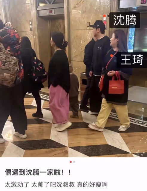 沈騰夫妻合體!帶兒子外出聚餐,王琦依然富態,兒子胖乎乎很可愛