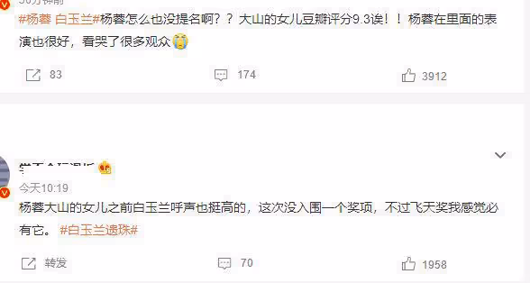 白玉蘭獎入圍名單出爐，趙麗穎殷桃爭奪視後，張頌文未提名意難平