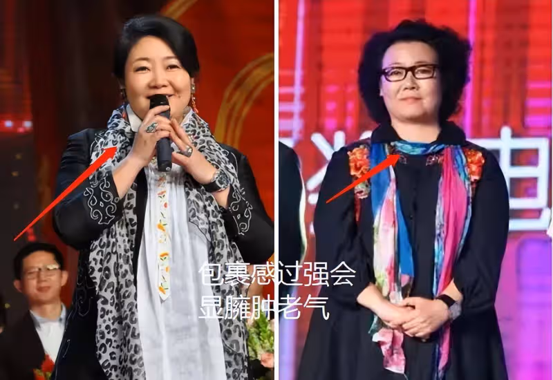 微胖的中年女人應該穿得簡約,還是花哨?薩日娜的搭配方式很高級