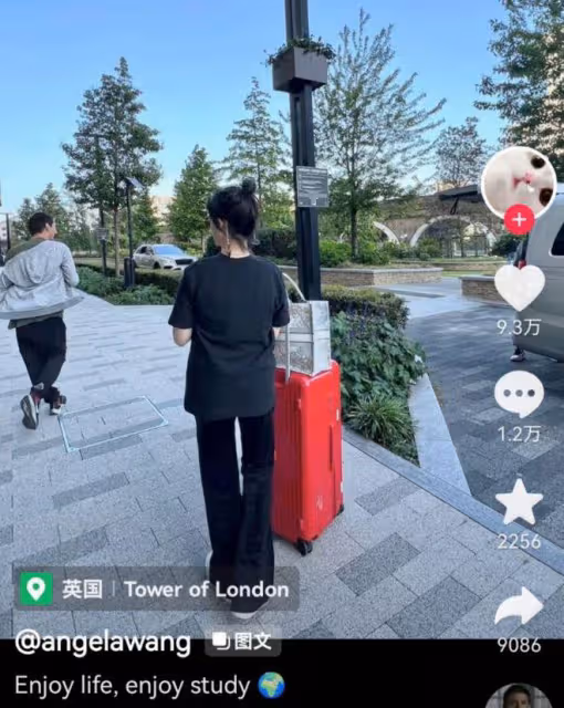 王詩齡分享留學日常,住豪宅坐百萬豪車出門,一次買下多個名牌包