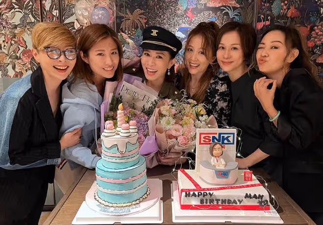 佘詩曼生日眾星雲集!48歲貌美如少女,熒幕搭檔連續12年為其慶祝