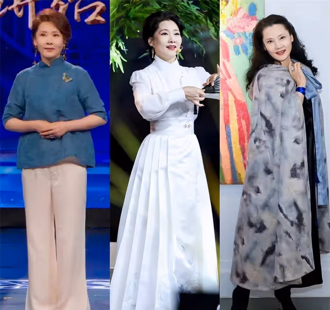 被60歲的何賽飛驚艷到了,穿著花哨卻很高級,她是如何做到的?