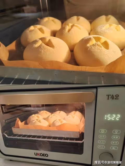 食譜:高比克T42爆漿培根芝士麵包~